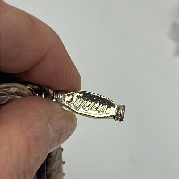 Supreme Python Snakeskin Multi Color Clutch Shoulder Bag - Picture 8 of 10